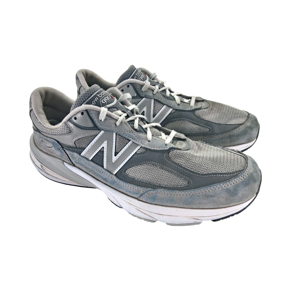 New Balance 990v6 Shoes Mens Size 14 EE Gray Made USA Running Sneakers M990GL6